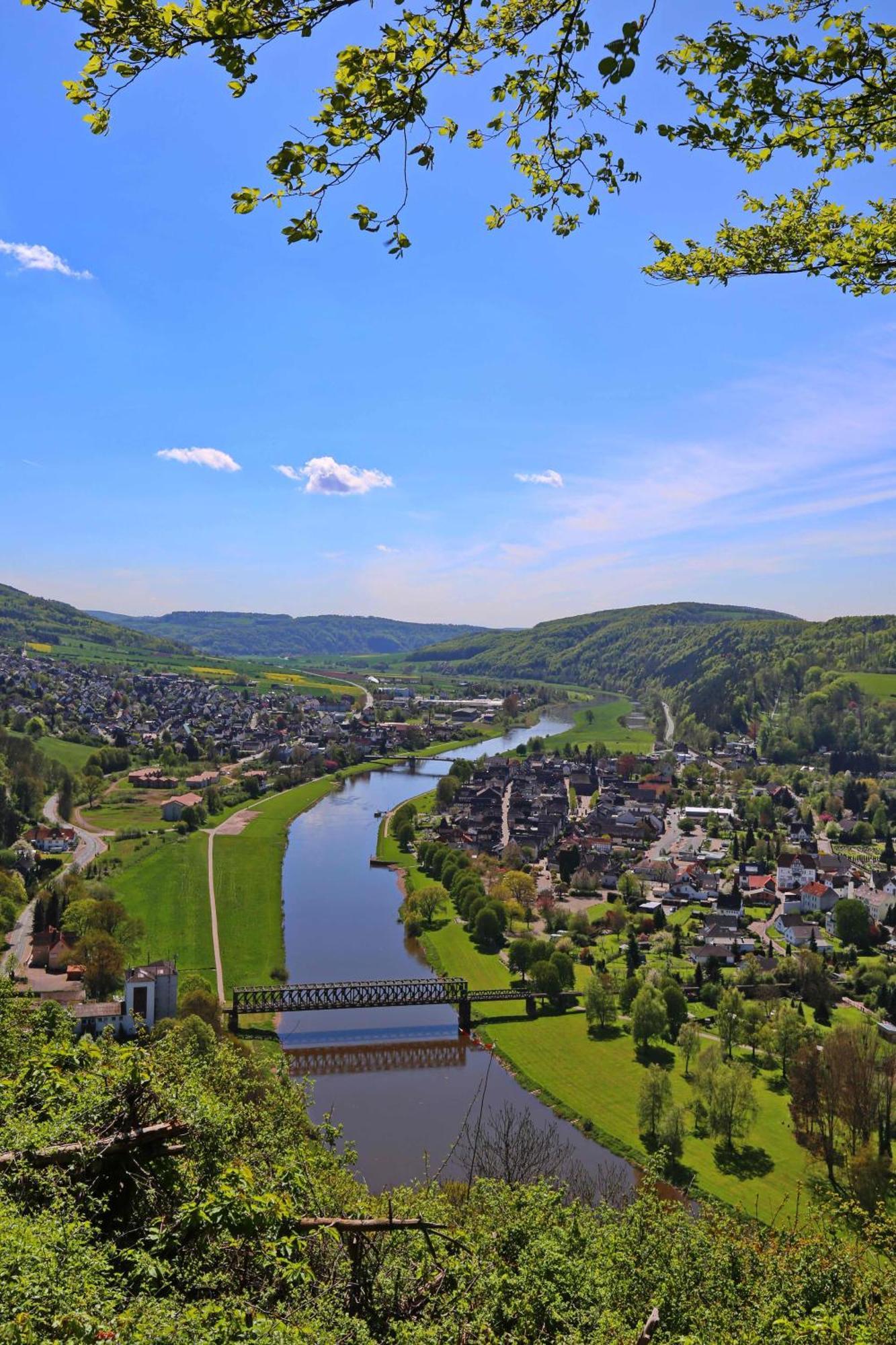 Ferienwohnungen Am Weserstrand ボーデンヴェルダー エクステリア 写真